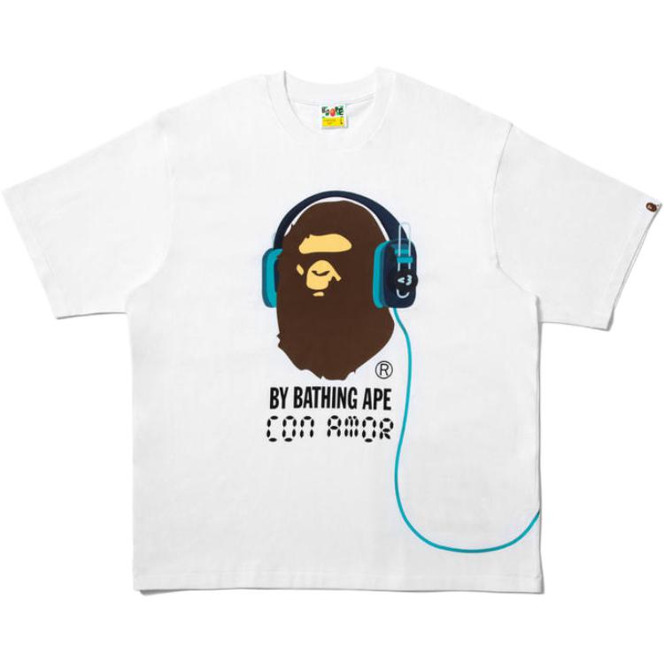 Мужская футболка BAPE x 88RISING (белая)