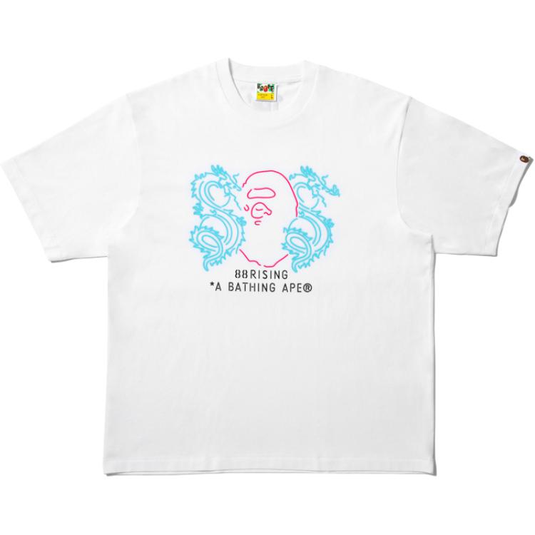 Мужская футболка A BATHING APE × 88RISING (черная)