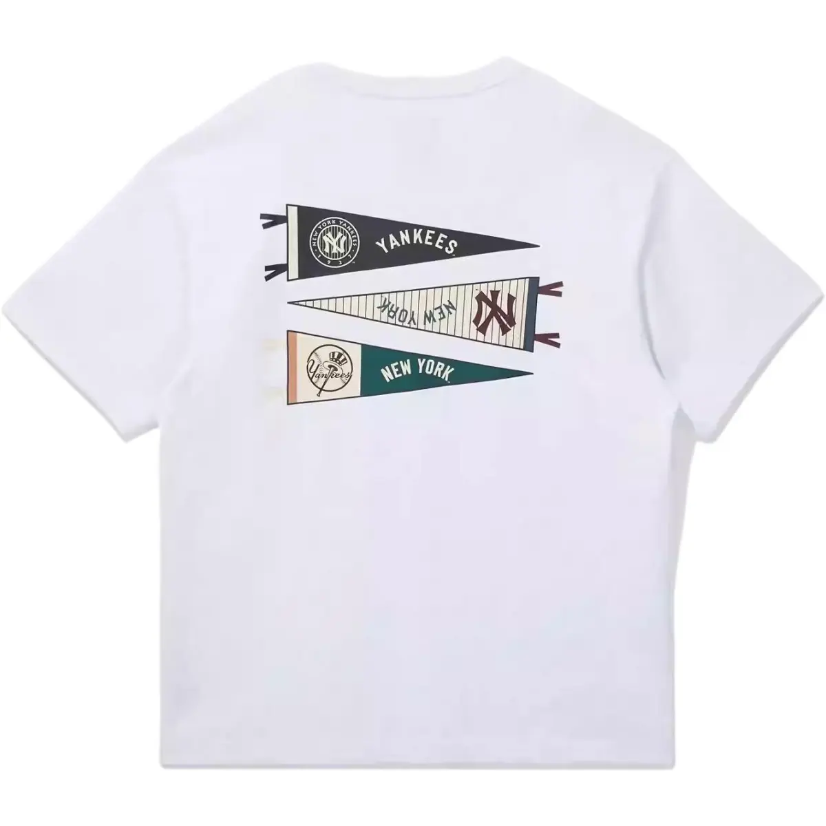 New Era T-Shirts Unisex Heather Gray Crew Neck Moderate