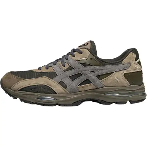 ASICS Gel MC Plus Textile, Split Cow Leather Fashion Trend Abrasion Resistant Low top Casual Shoes Unisex Dark Umber