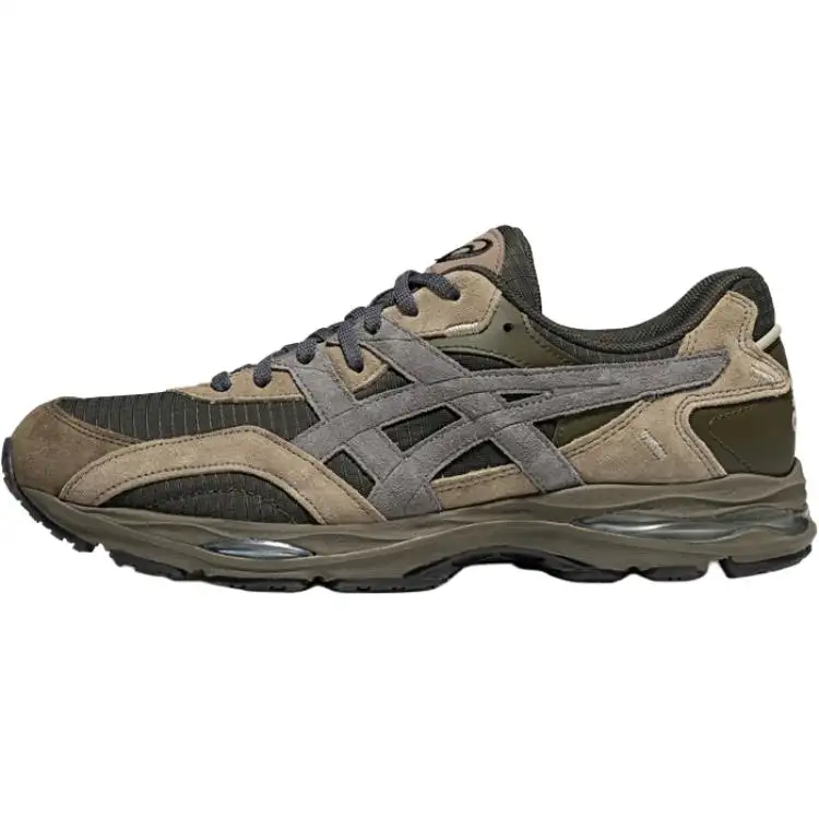 ASICS Gel MC Plus Textile, Split Cow Leather Fashion Trend Abrasion Resistant Low top Casual Shoes Unisex Dark Umber