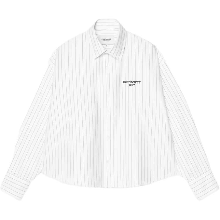 Женская куртка Carhartt WIP FW25 W' L/S Cassel Shirt (зеленая)