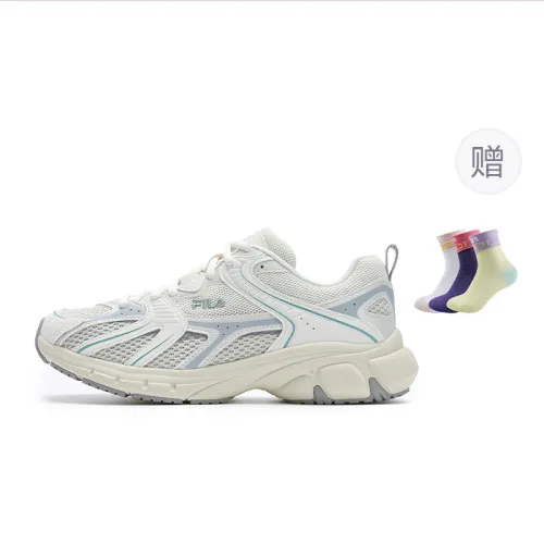 FILA MATTRUN Lightning Shoe Breathable Lightweight Low top Casual Shoes Women's White Green