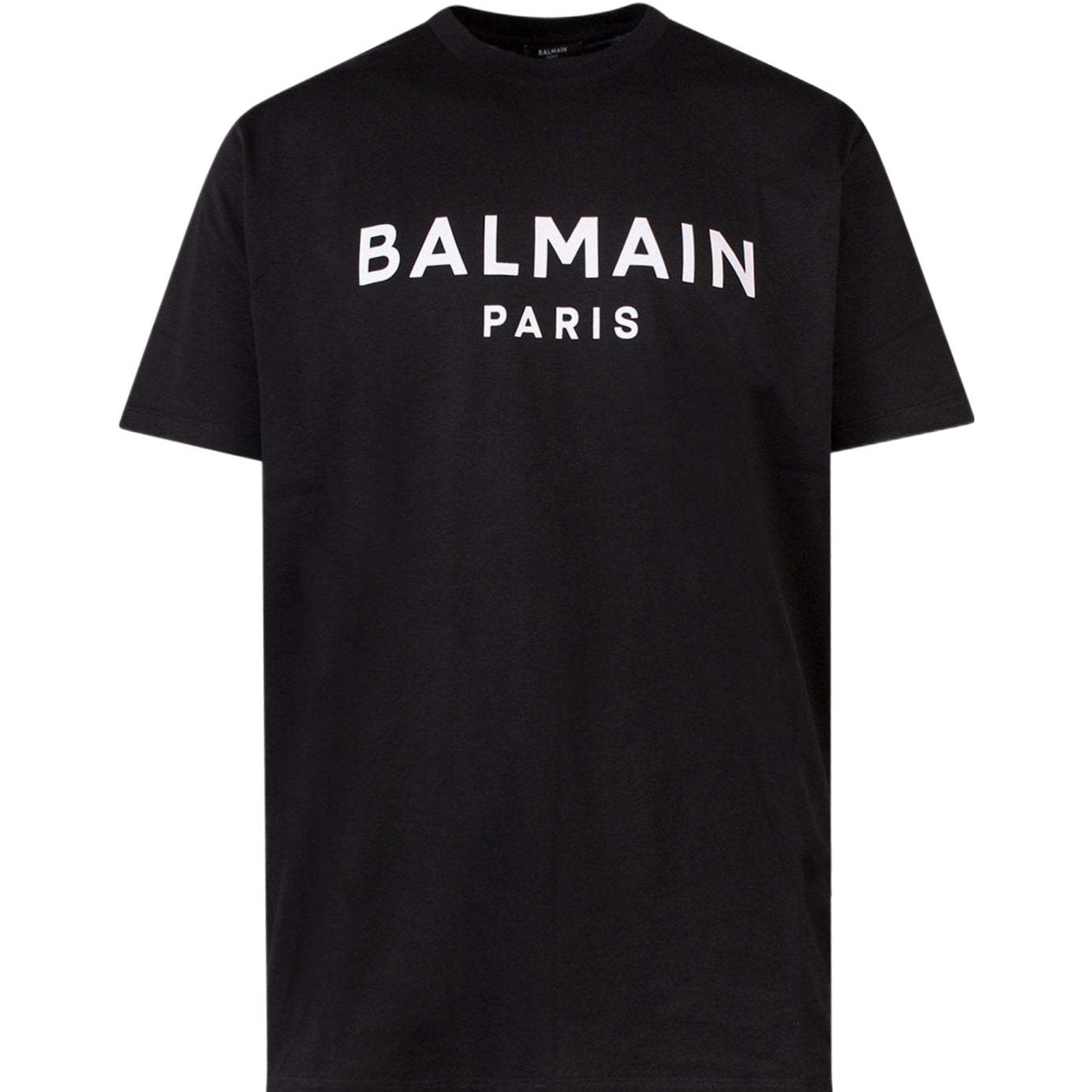 Мужская футболка BALMAIN YH1EG000BB73EAB (черная)