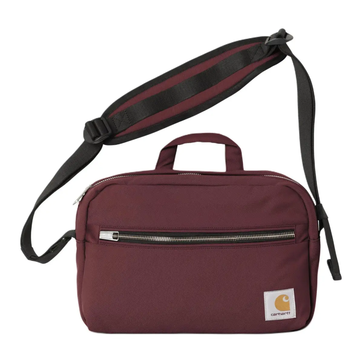Carhartt WIP Nylon Shoulder Bag Unisex Burgundy