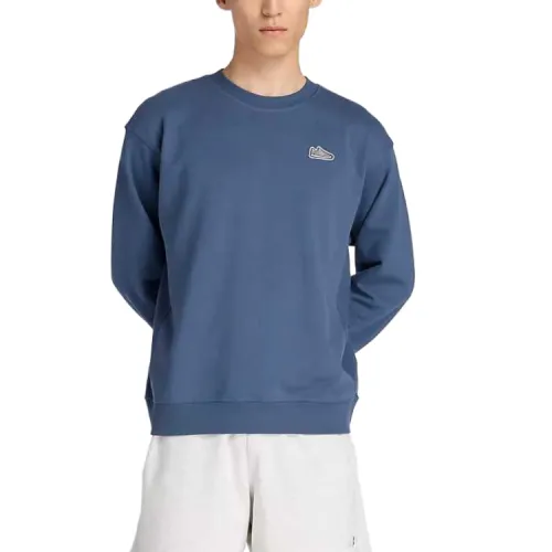 New Balance Sweatshirts Men's Blue Crew Neck Moderate Regular
