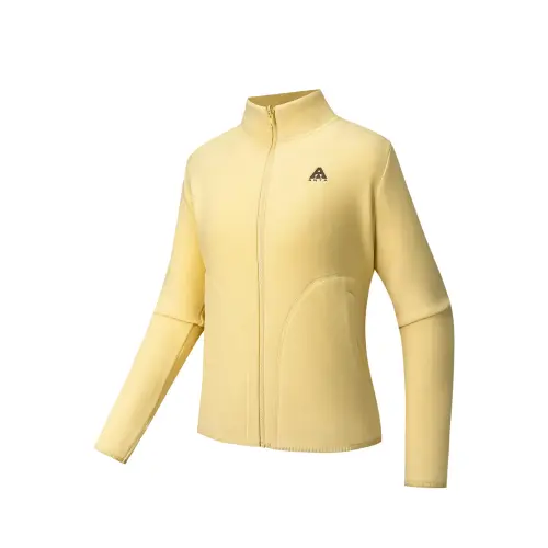 Anta Outdoor Collection Coat Women's Jade Yellow Gray