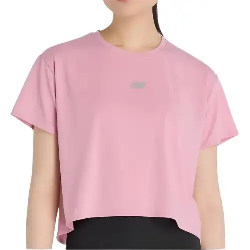New Balance NB Drop Shoulder Sleeve T Shirt Women's