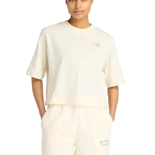 New Balance Logo print Cotton T shirt