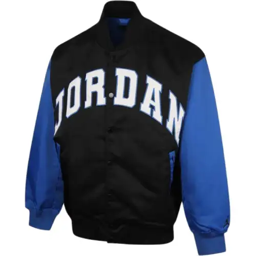 Jordan logo-lettering bomber jacket