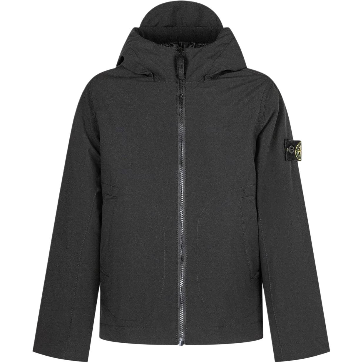 STONE ISLAND Junior Compass Patch Hooded Jacket