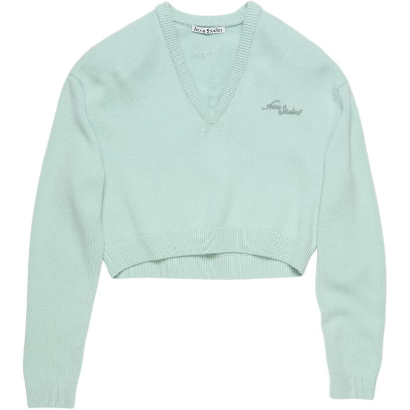 Женский свитер Acne Studios V-Neck (серый)
