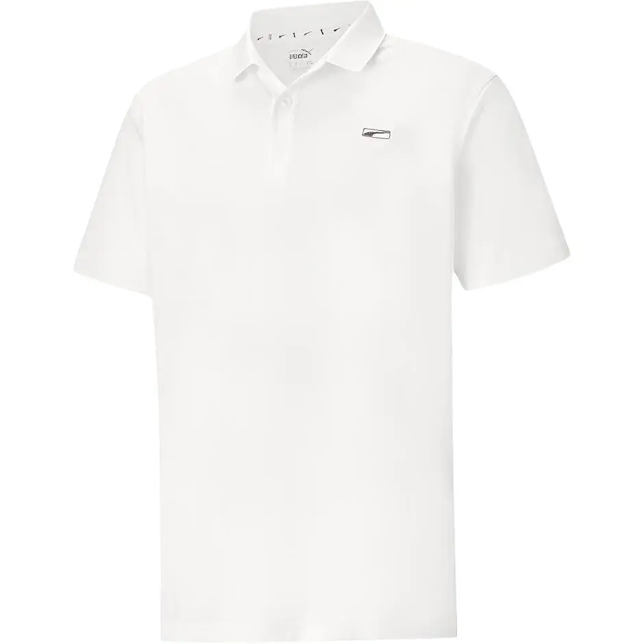 PUMA PIQUE Polo Shirt Men's White