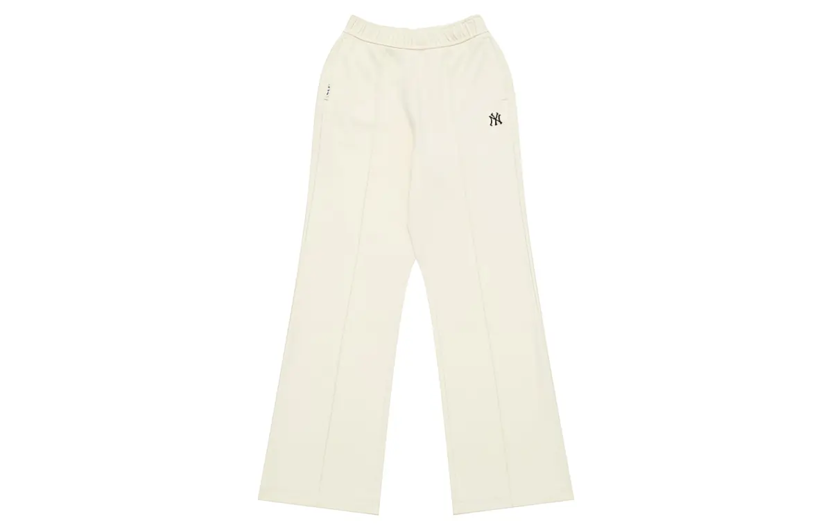 MLB New York Yankees Basic Collection 25FW Casual Pants Women's Standard Ivory