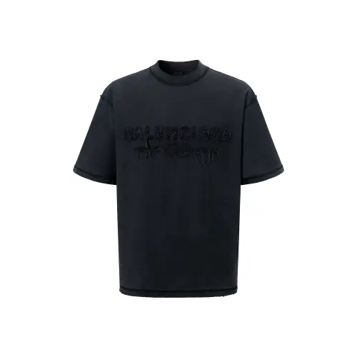 Balenciaga SS25 T Shirt Regular Fit Men's Black