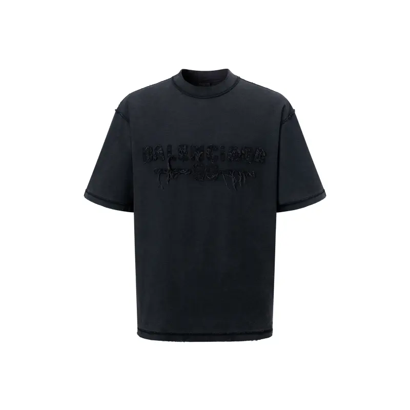 Balenciaga SS25 T Shirt Regular Fit Men's Black