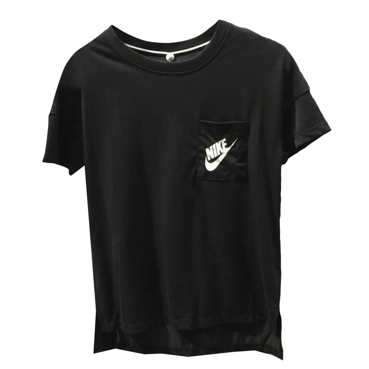 Nike Signal T-Shirts Women's Black Crew Neck Moderate