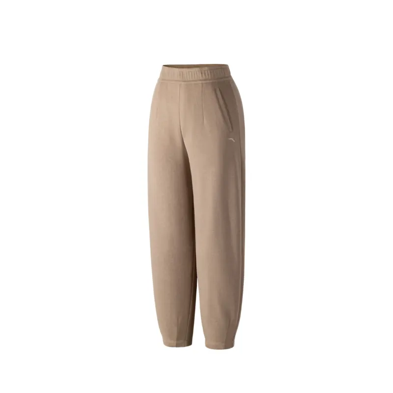 Anta Knitted Sweatpants Women's Wheat