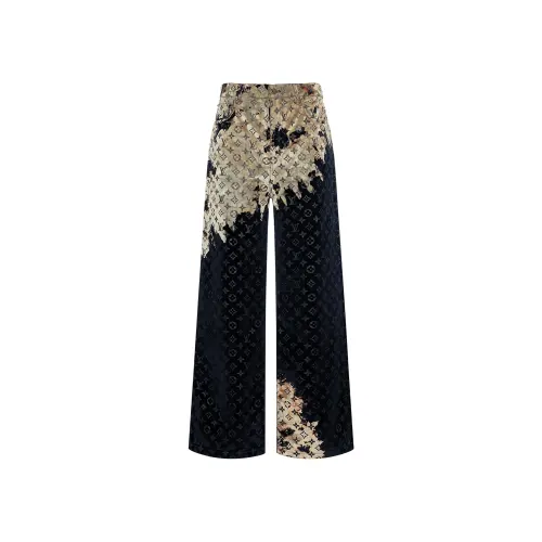 LOUIS VUITTON Monogram Bleached Denim Pants