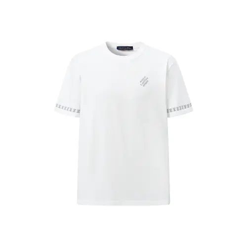 LOUIS VUITTON 1AGMIF Signature Short-Sleeved Cotton Crewneck