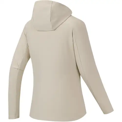 ANTA Jackets Women's Almond Grey 1 Hooded Moderate Other