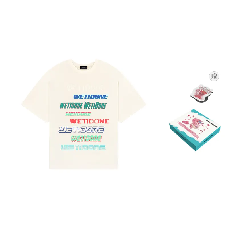 WE11DONE Multi Logo T Shirt