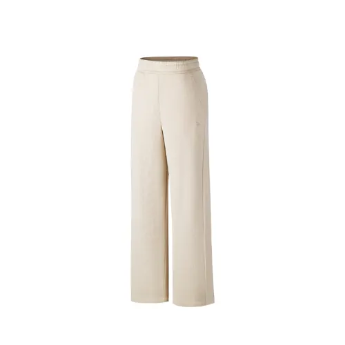 Anta Knitted Sweatpants Women's Cloud Blossom Gray