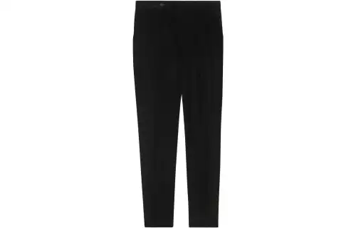 SAINT LAURENT Casual Pants Men's Black Moderate Tapered Pants