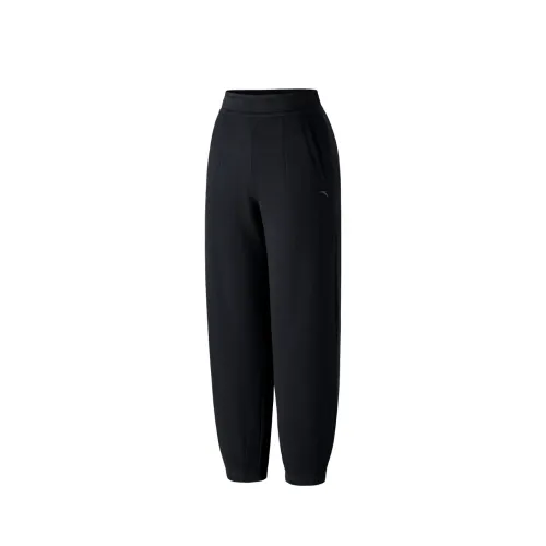 Anta Knitted Sweatpants Women's Basic Black