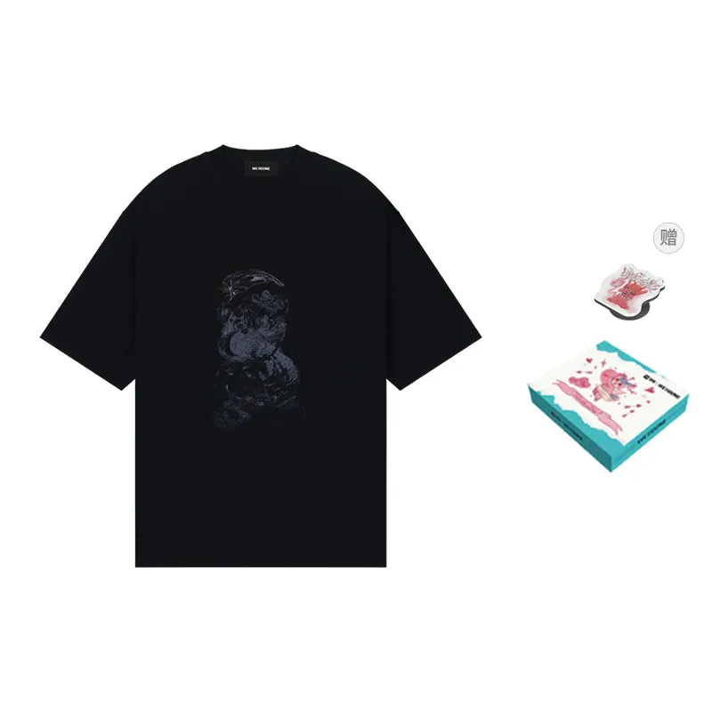 WE11DONE Cartoon print Cotton T shirt