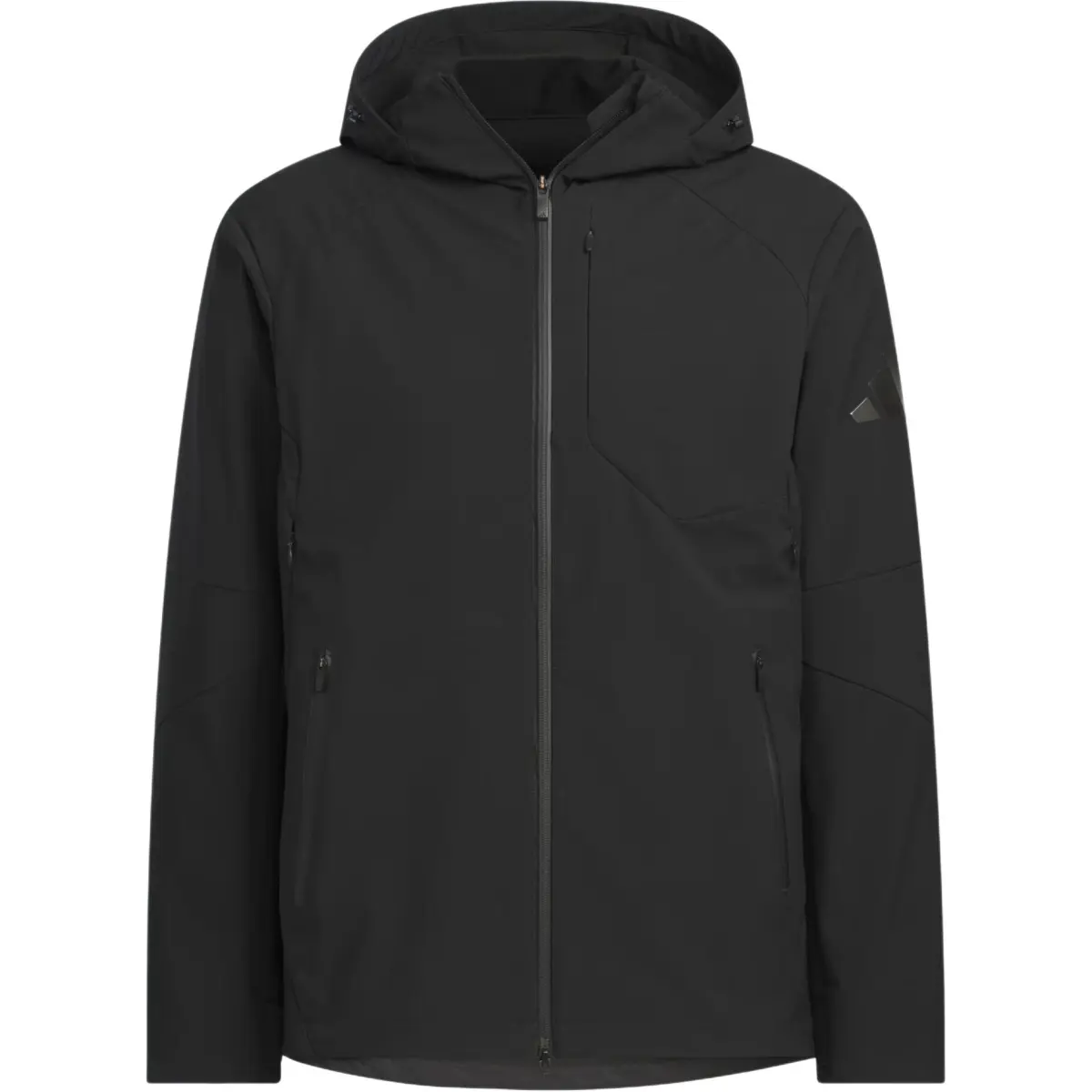 Adidas Sportswear Jackets Men's Black Hooded (Non-detachable) Moderate Straight Fit
