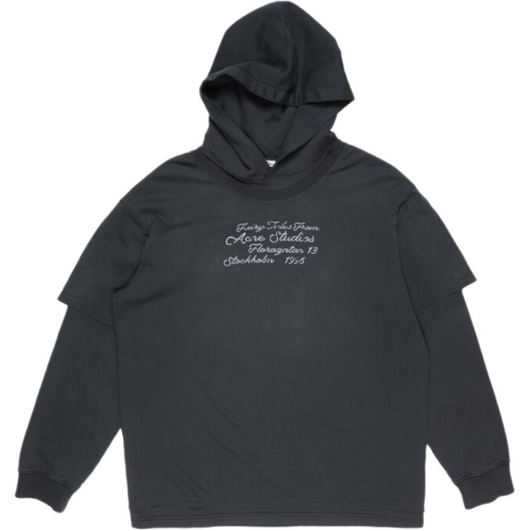 Женское худи Acne Studios FW25 (серое)