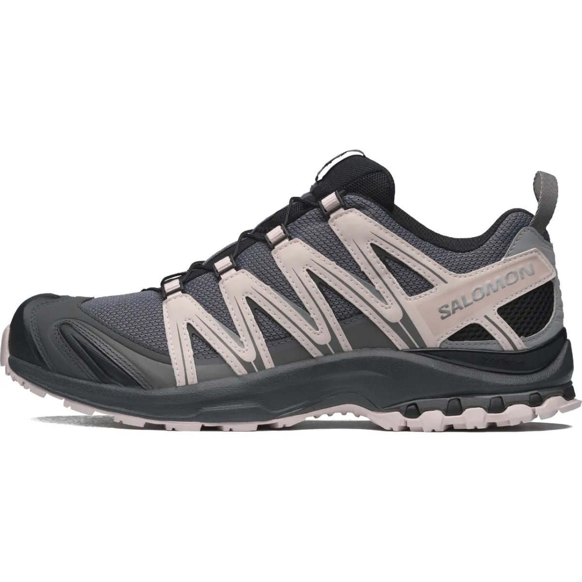 SALOMON XA PRO 3D Slip-Resistant Abrasion-Resistant Low-top Running Shoes Unisex Tranquil Purple Stone Gray Black