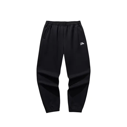 Anta Knitted Sweatpants Men's Basic Black