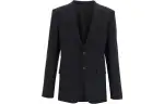 PRADA Business Suits Men's Dark Blue Suit Collar Moderate Business Suit