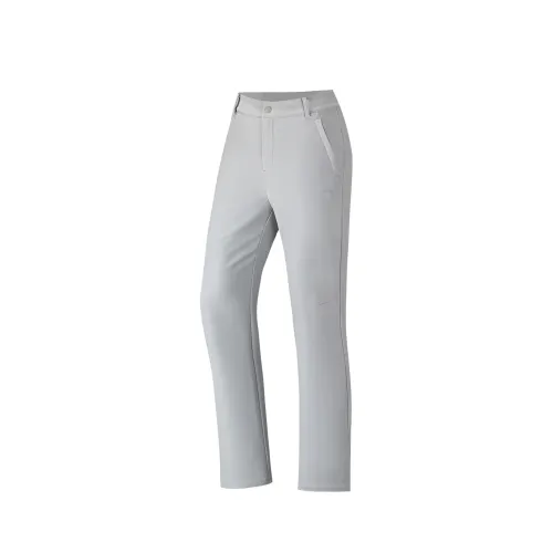 ANTA Casual Pants Women's Star Gray 1 Moderate Straight Fit Pants