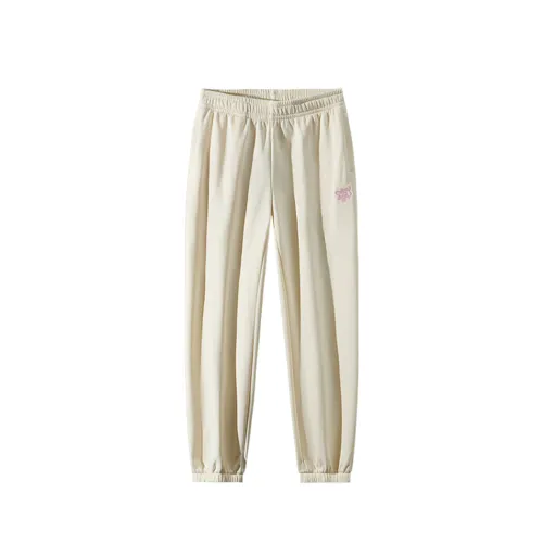 Anta Knitted Sweatpants Women's Vanilla