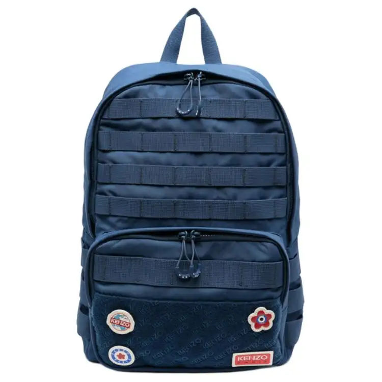 KENZO Polyester Backpack Men's Blue