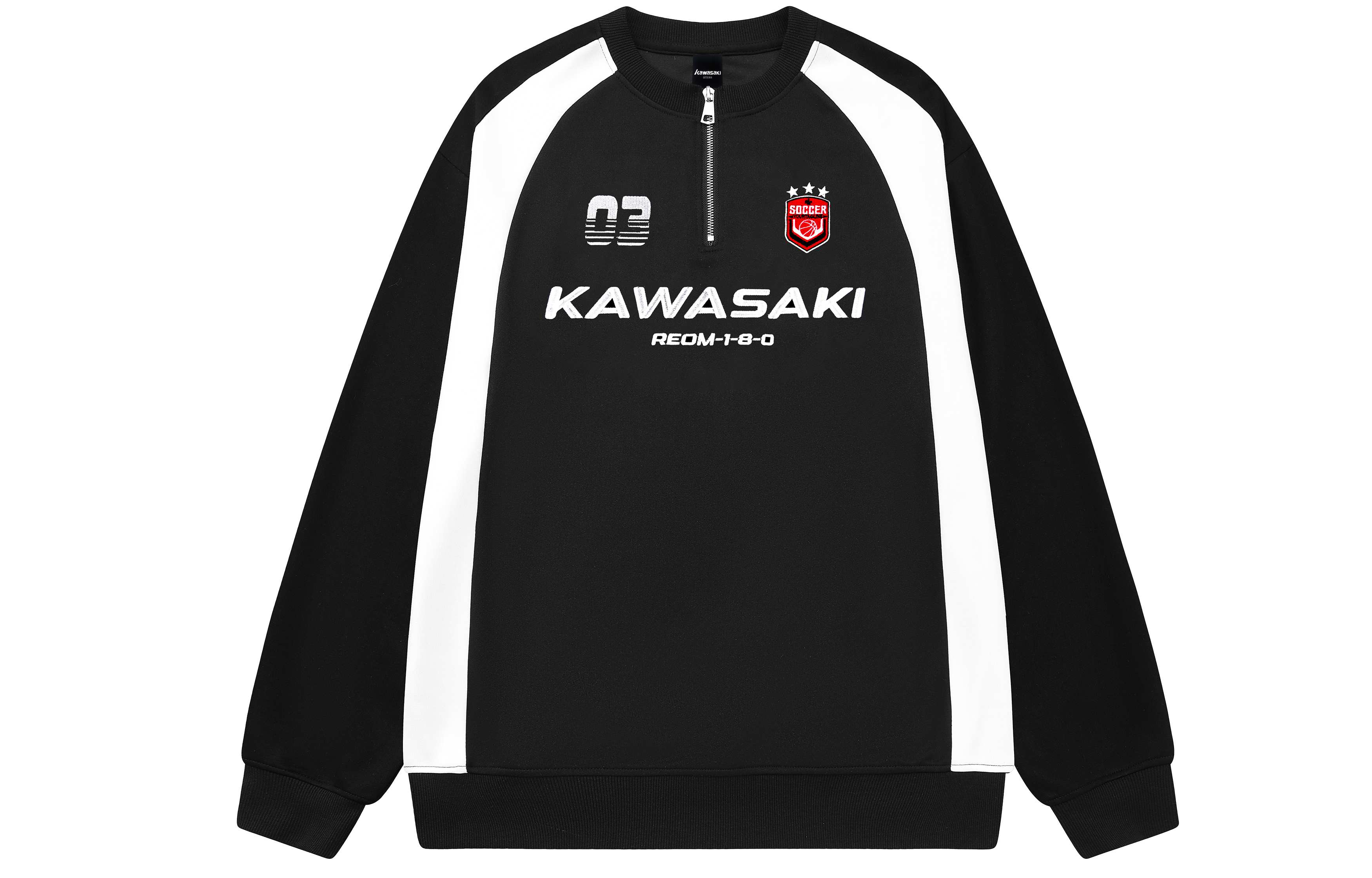 Худи Kawasaki (серо-черное)