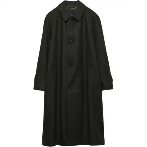 Prada raglan sleeve wool coat