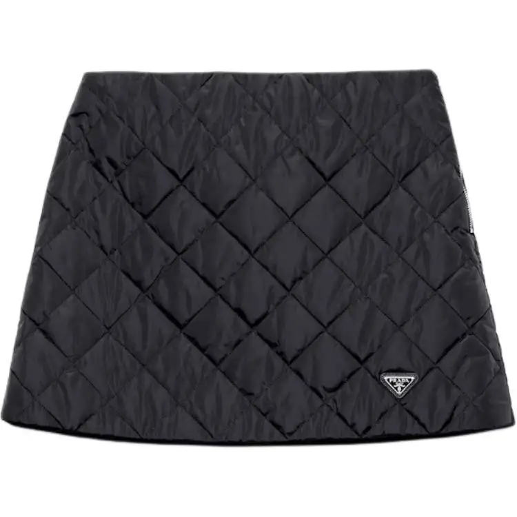 PRADA Re Nylon Casual Short Skirts Fitted Women's