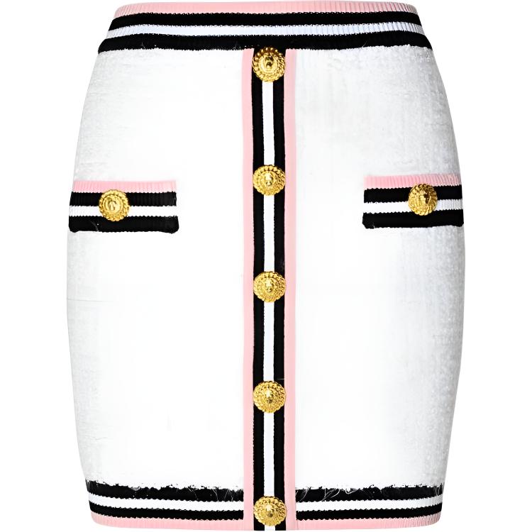 Женская юбка BALMAIN (белая)