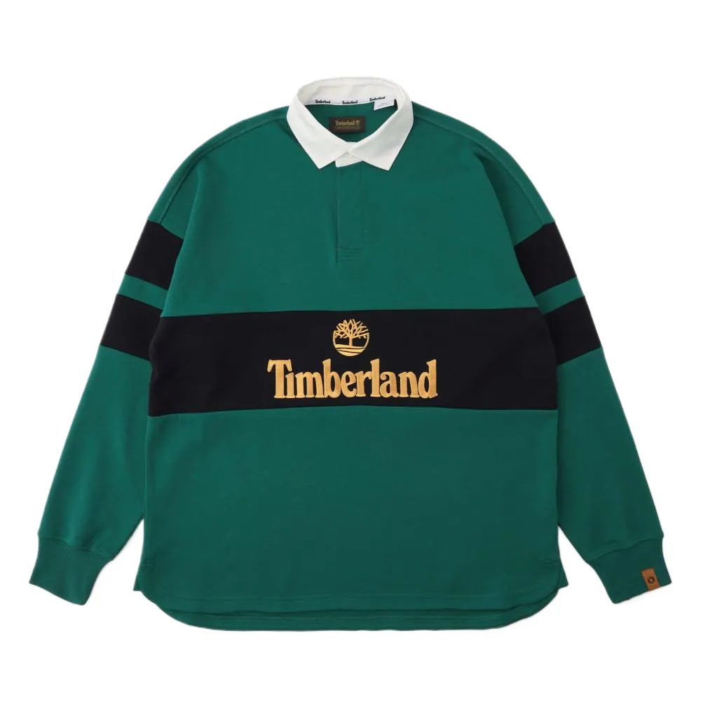 Timberland Polo Shirts Unisex Green Polo Collar Moderate