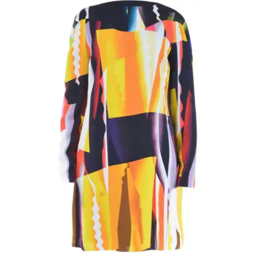 KENZO Long Sleeved Dress Women's Multicolor