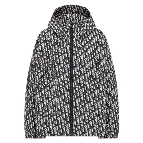 DIOR Jackets Women's Blue Hooded Moderate Other