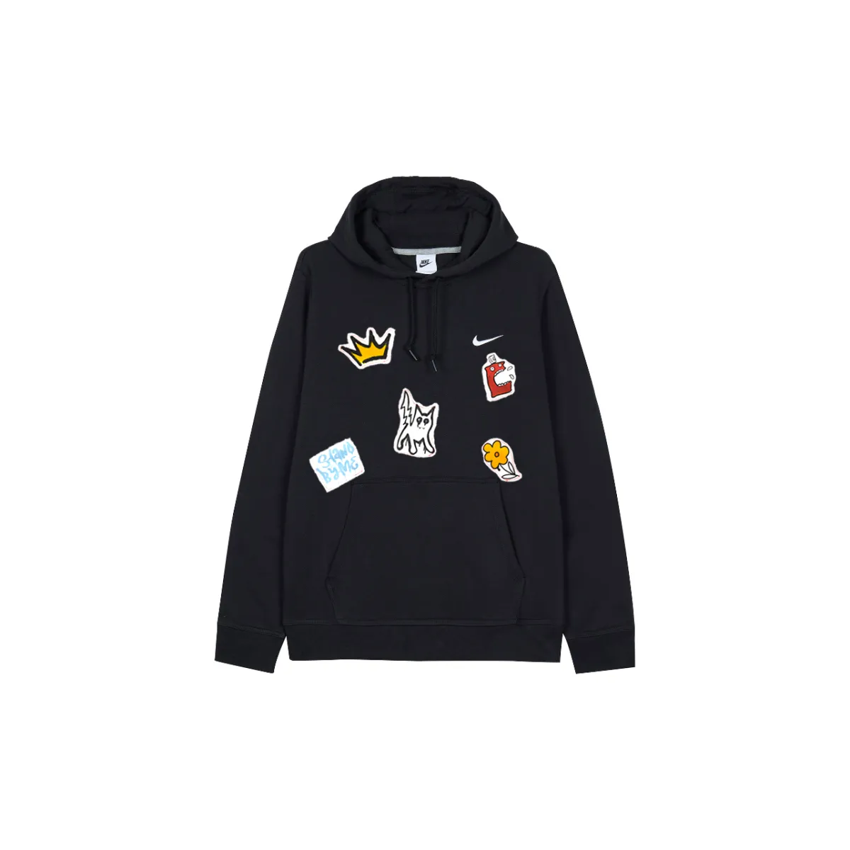 Nike Dri-Fit Sweatshirts Men's Black Hooded Thickened Regular