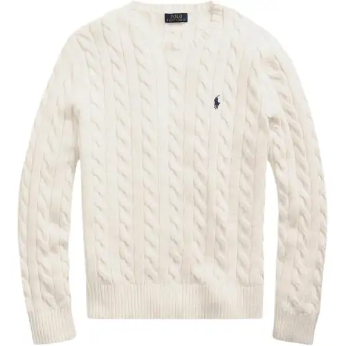 Polo Ralph Lauren Logo Embroidered Cable Knit Jumper
