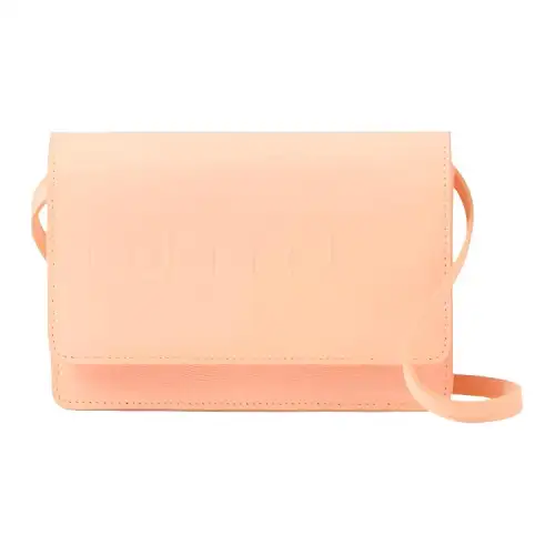 Burberry Calfskin Crossbody Bag, Shoulder Bag Women's Light Orange