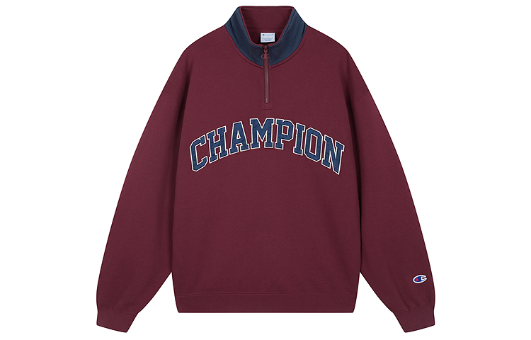 Худи Champion Half-Zip Sweatshirt (серое)