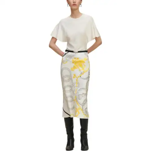 HERMES FW25 Short Sleeved Dress Women's